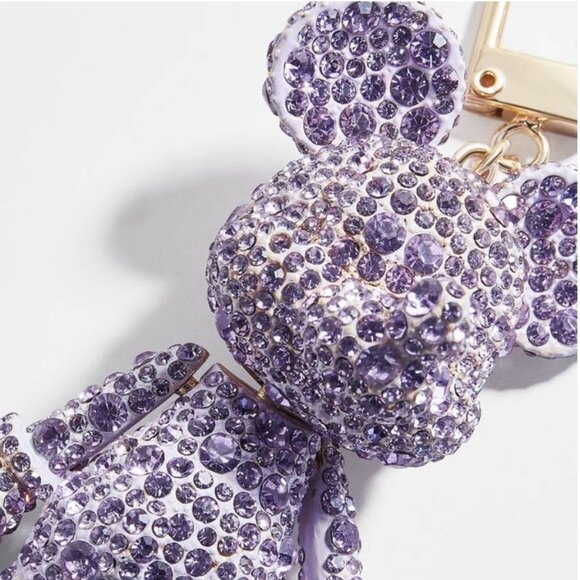 BAUBLEBAR Disney Mickey Mouse Purple Pave Crystals Bag Charm NEW WITH TAG - Picture 3 of 7